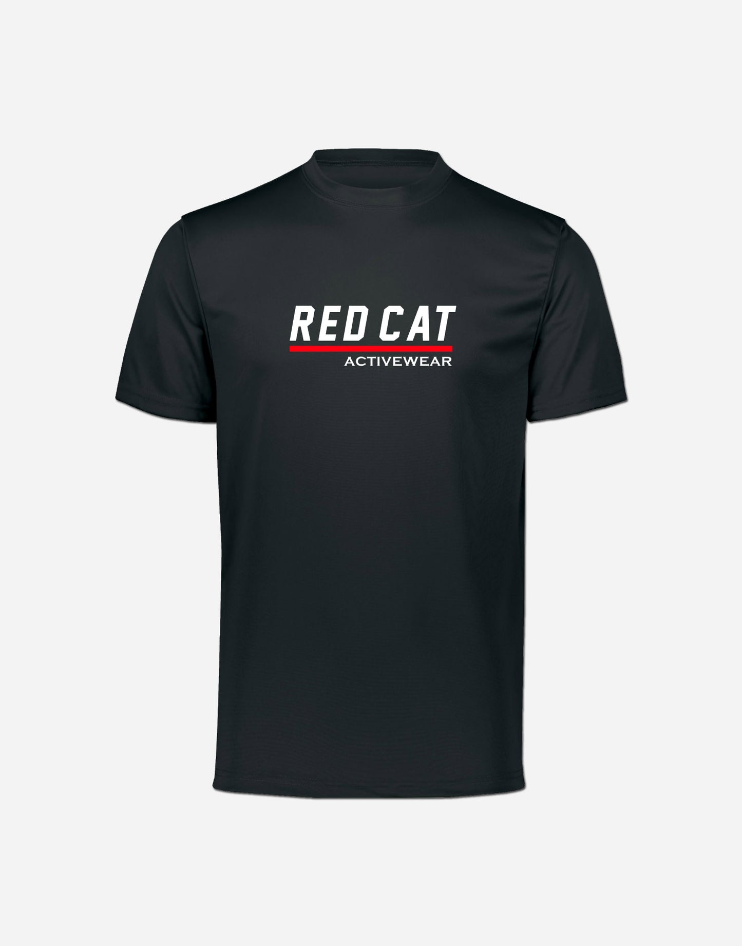 RedCat Activewear lettering Performance Tee Black