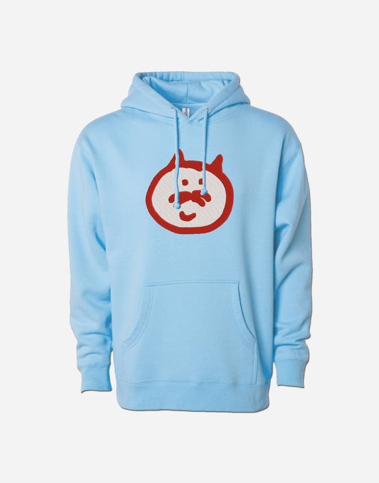 RedCat Embroidered Big Logo Hoodie Baby Blue
