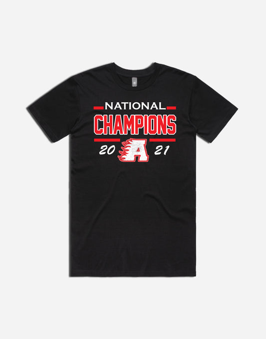 Atlanta Fire USA Hockey National Champions Tee Front