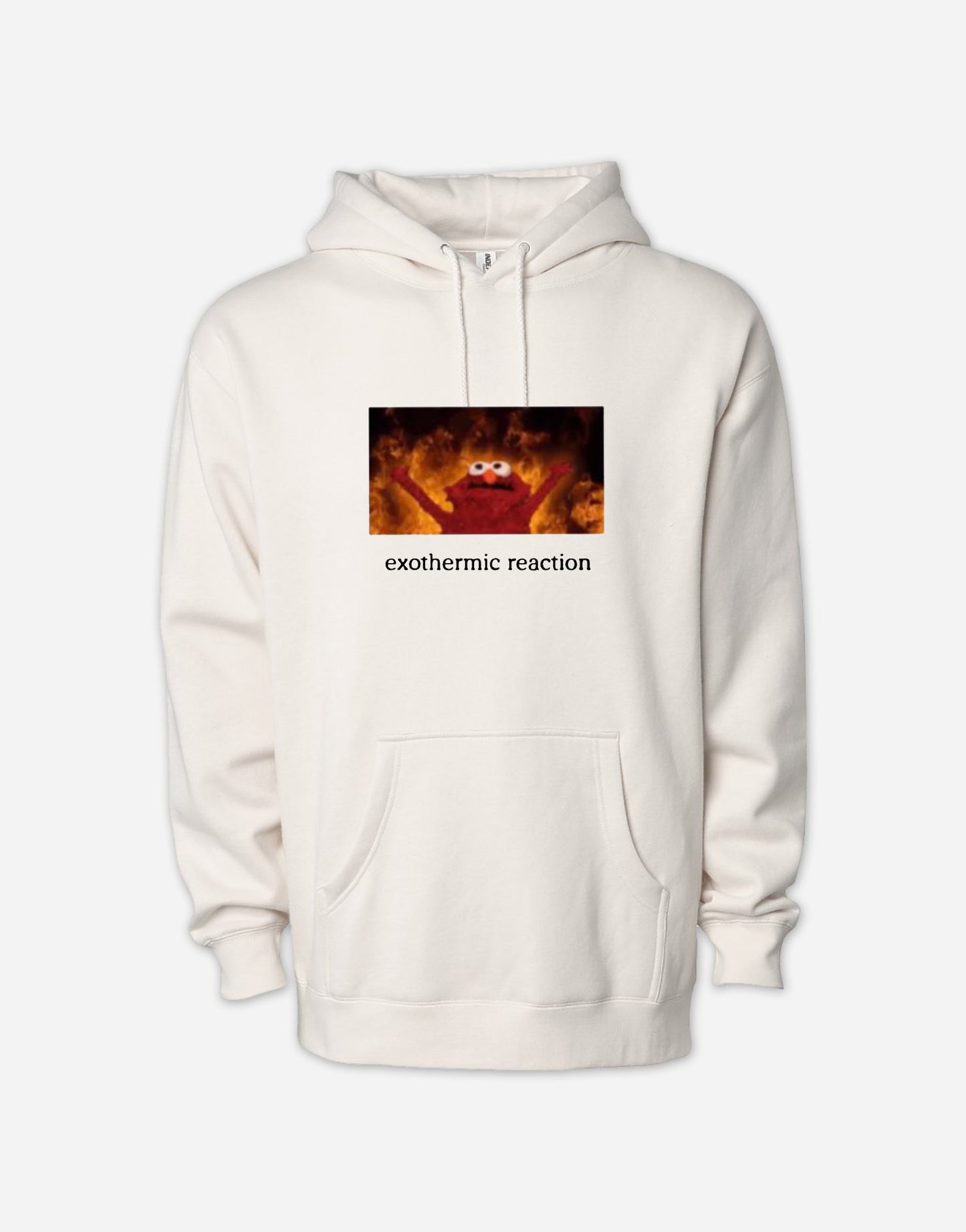 Elmo Fire Exothermic Reaction Hoodie Cream