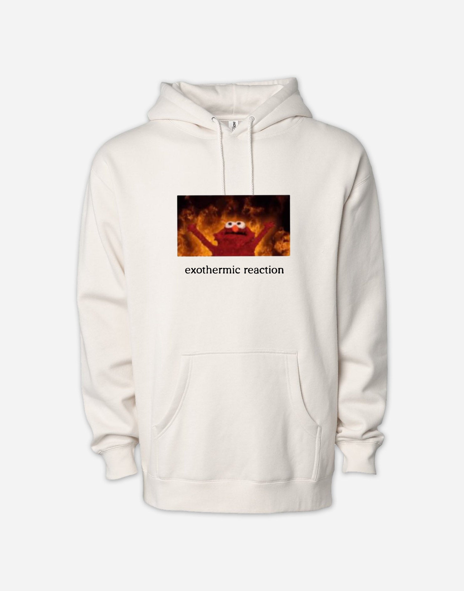 Elmo Fire Exothermic Reaction Hoodie Cream