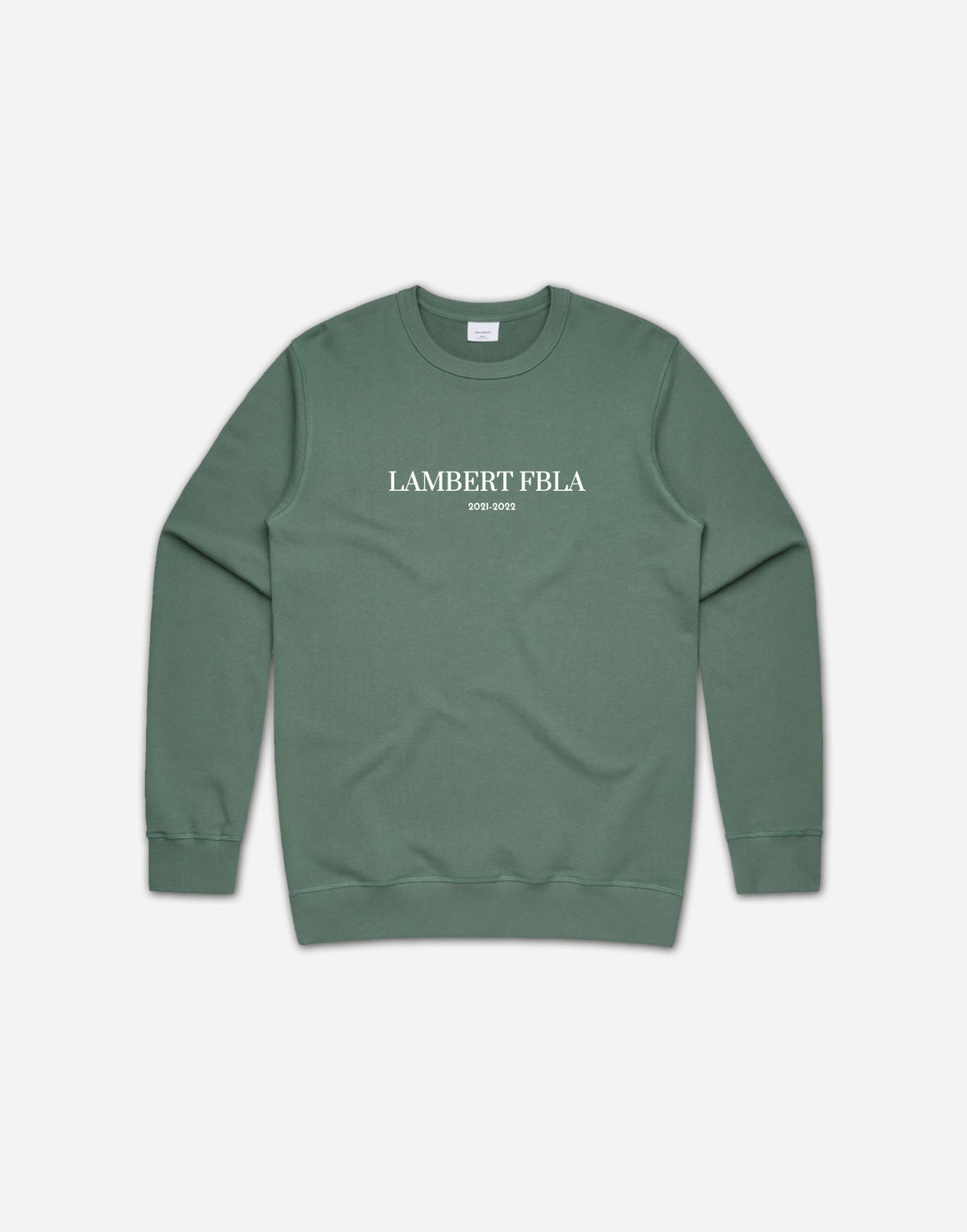 Lambert FBLA Officer Team 2021-2022 Crewneck Sage Green