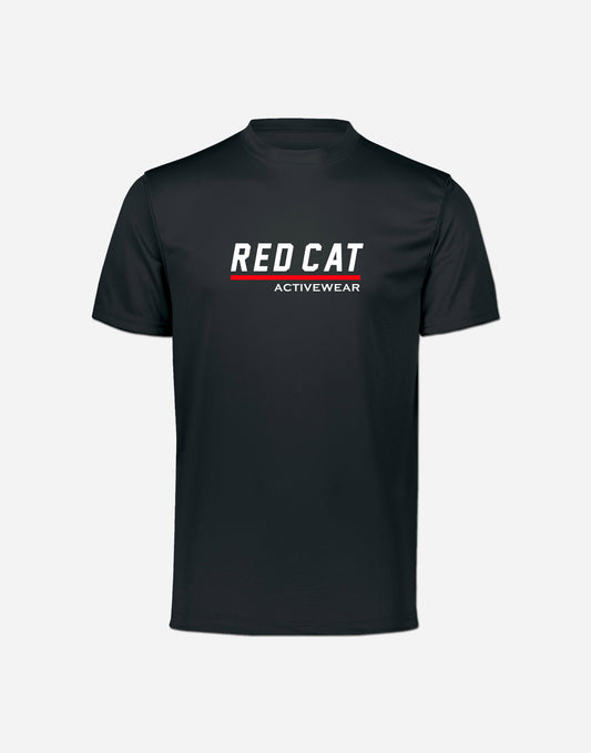 RedCat Activewear lettering Performance Tee Black