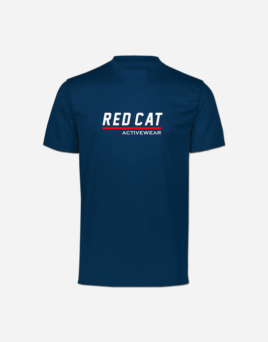 RedCat Activewear lettering Performance Tee Navy