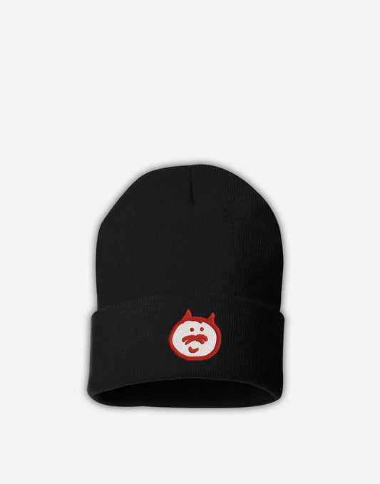RedCat Embroidered Beanie Black