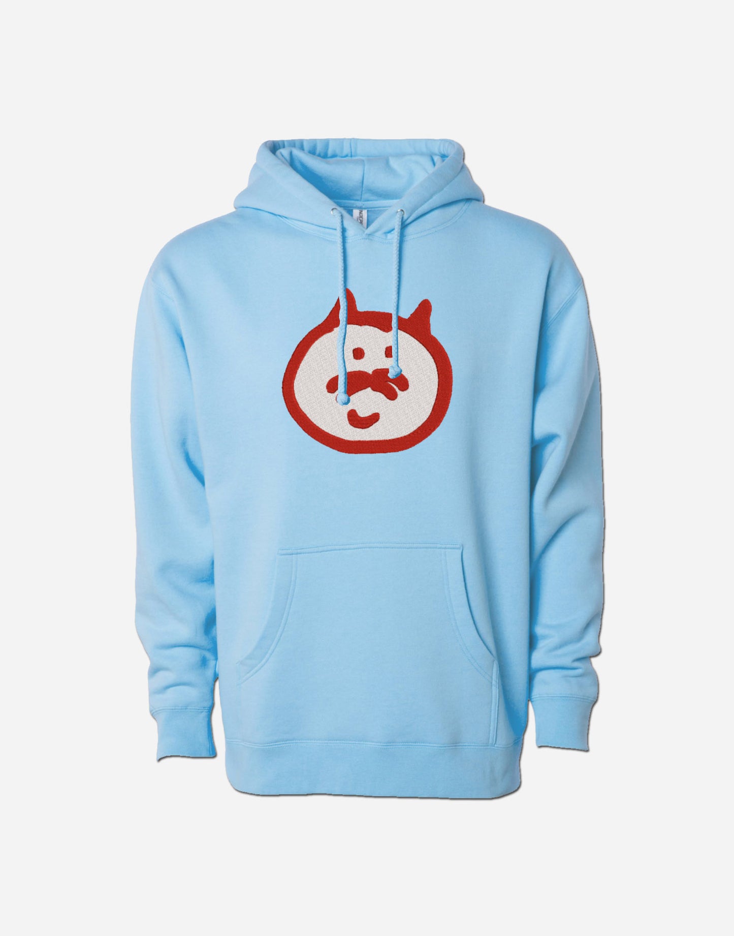 RedCat Embroidered Big Logo Hoodie Baby Blue