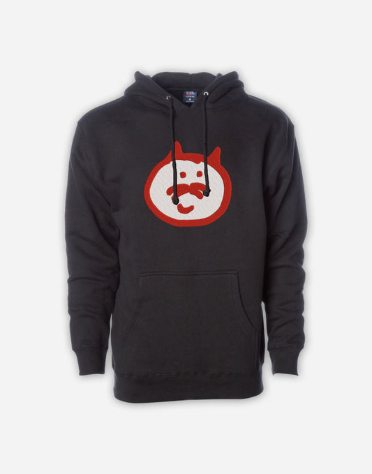 RedCat Embroidered Big Logo Hoodie Black