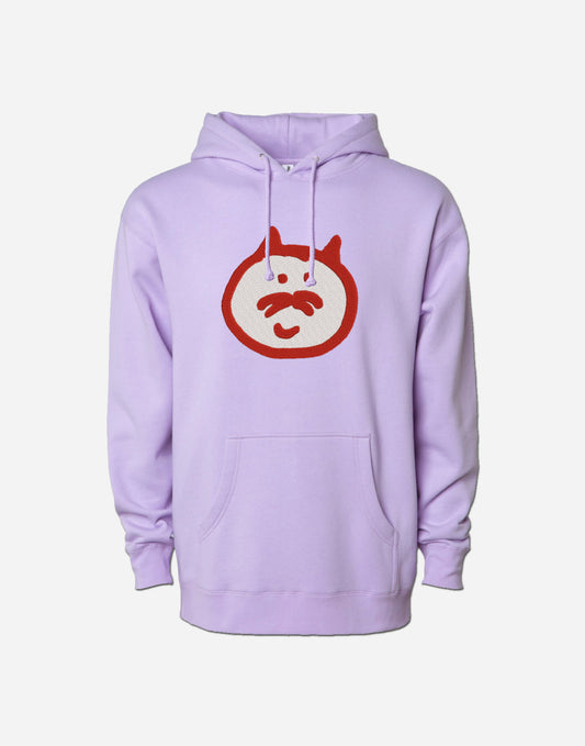 RedCat Embroidered Big Logo Hoodie Lavender