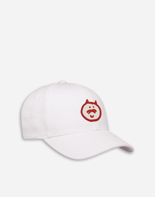 RedCat Embroidered Cap White