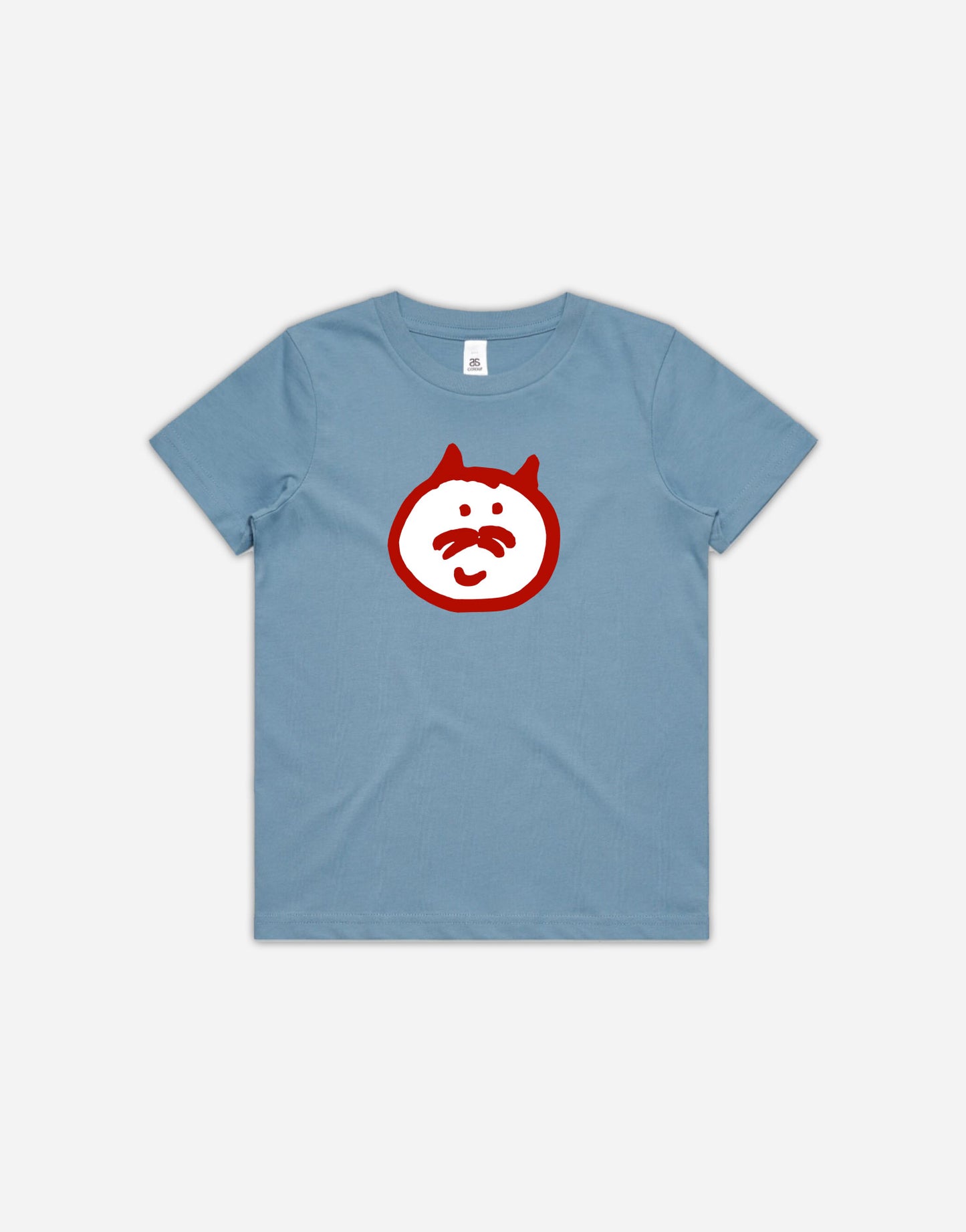 RedCat Kids Big Logo Tee Carolina Blue