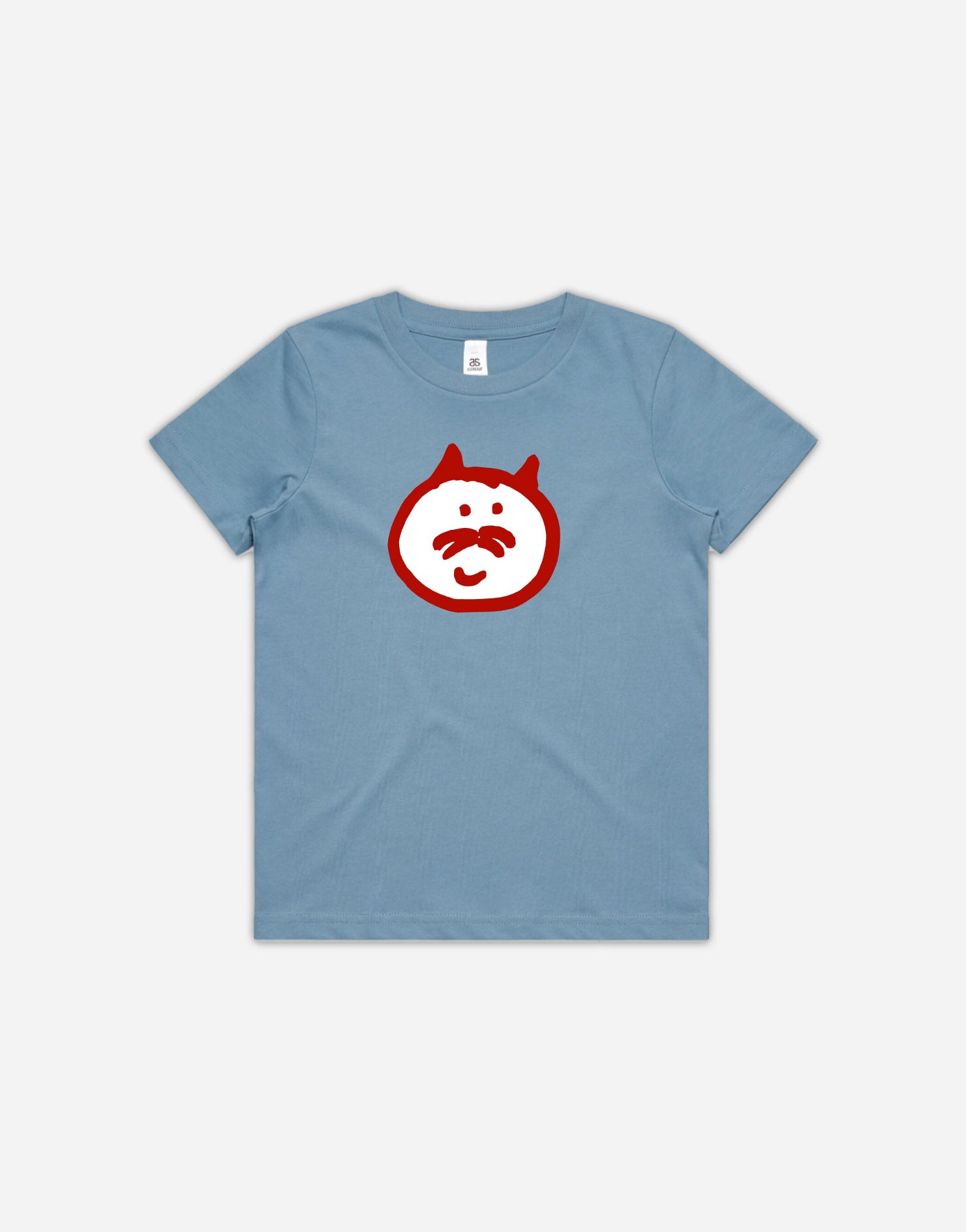 RedCat Kids Big Logo Tee Carolina Blue