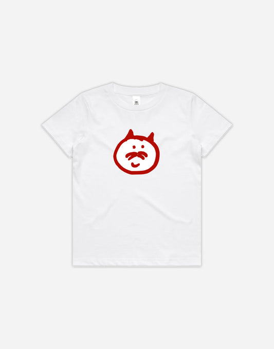 RedCat Kids Big Logo Tee White