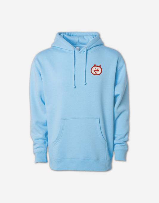 RedCat Mid Weight Small Logo Hoodie Baby Blue